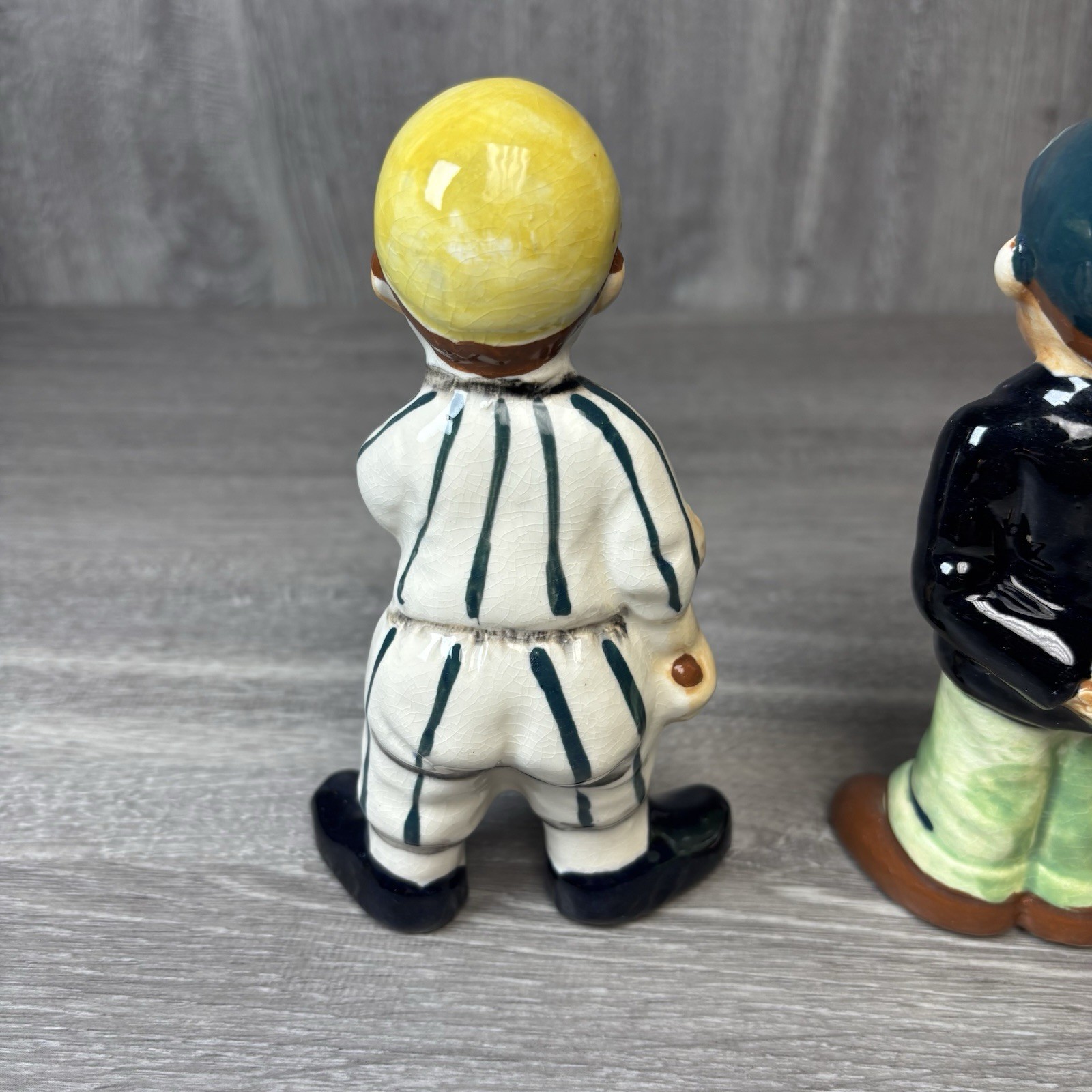 1950s Napco Baseball Player Umpire Figures Figurine Ceramic Hand Painted 6”