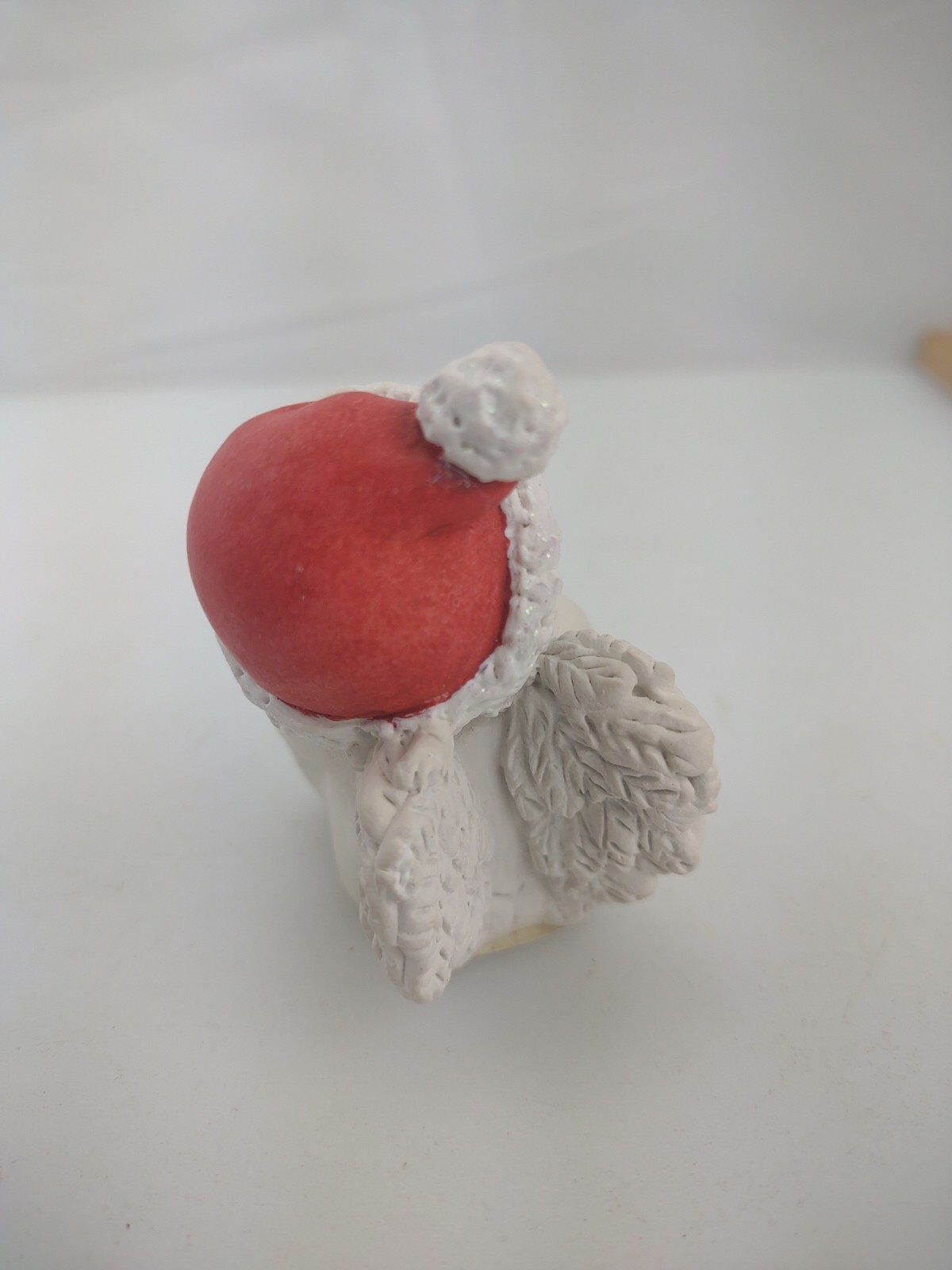 2.5″ Dreamsicles Angel Cherub Figurine Time tu Tumble Christmas Red Santa Hat