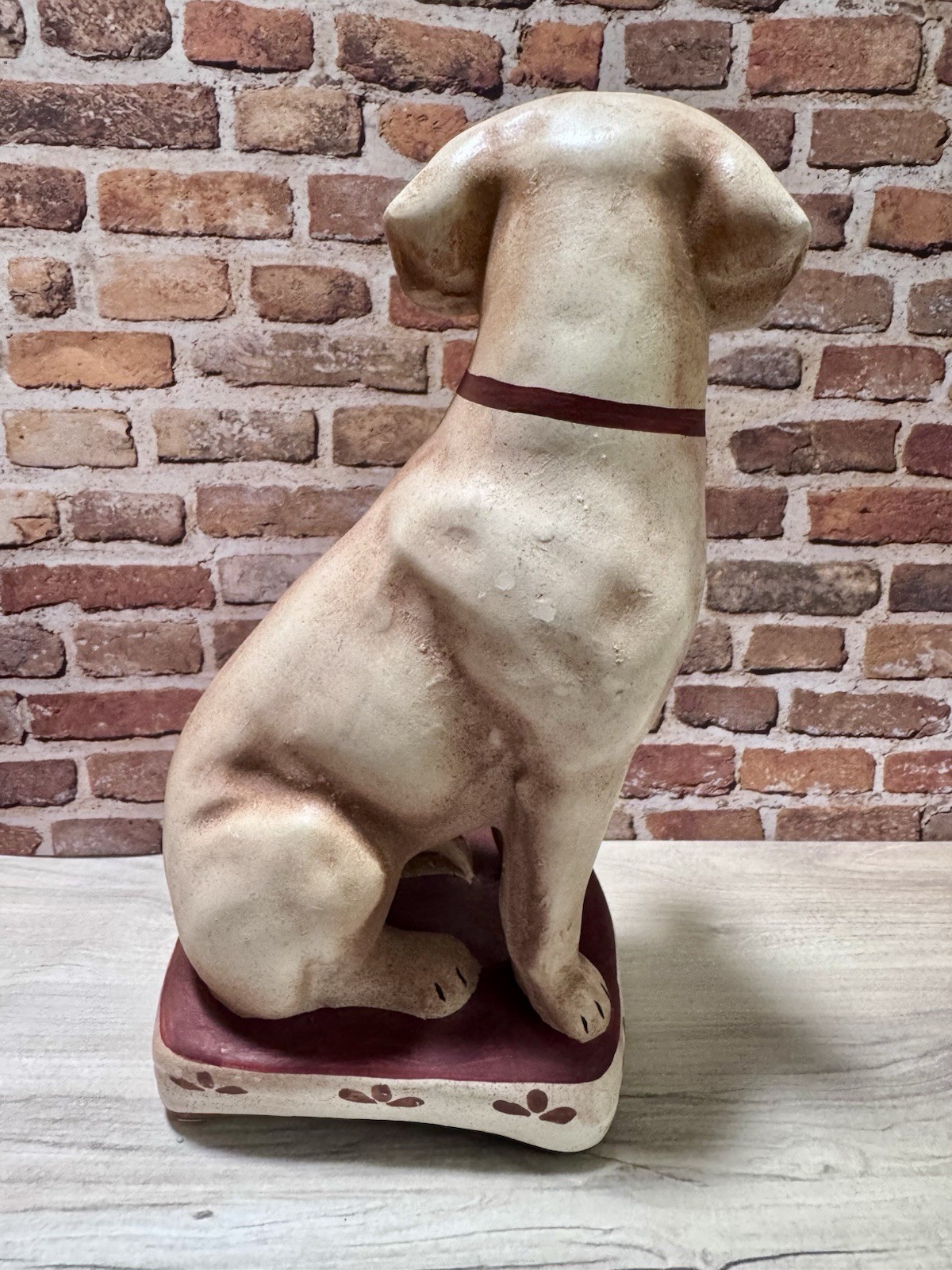 Vintage Labrador Retriever Dog Figurine Universal Statuary Made in Philippines
