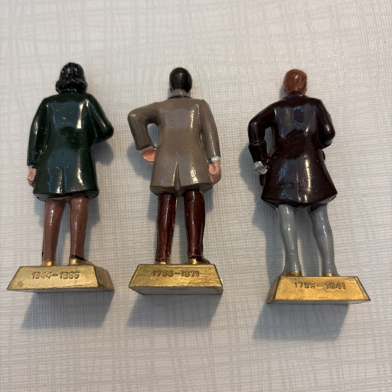 3 Vintage 1960’s Lipton Tea MARX Famous Canadians Premiums Figures