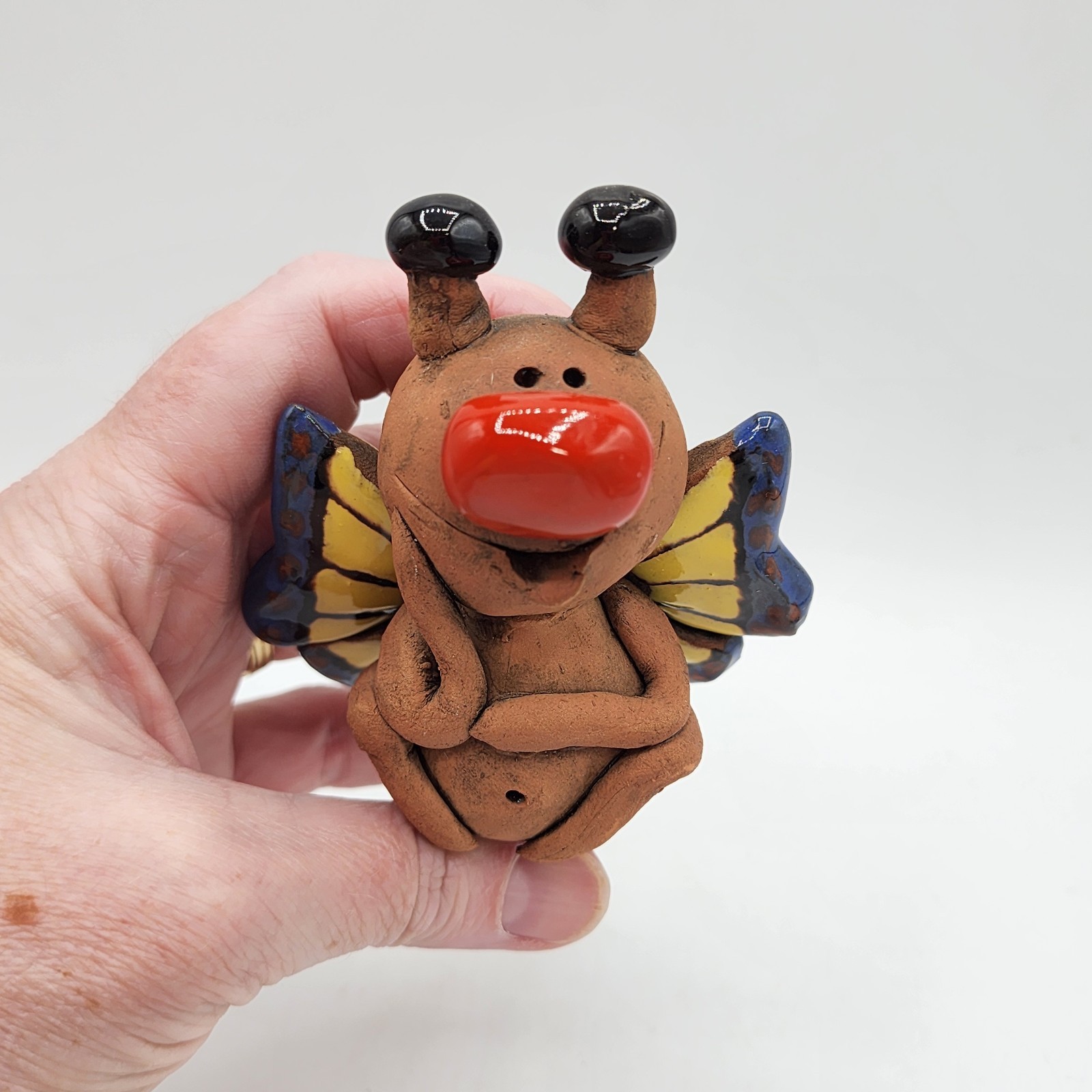 Dainaka Fun Figurine Clay Anthropomorphic Butterfly