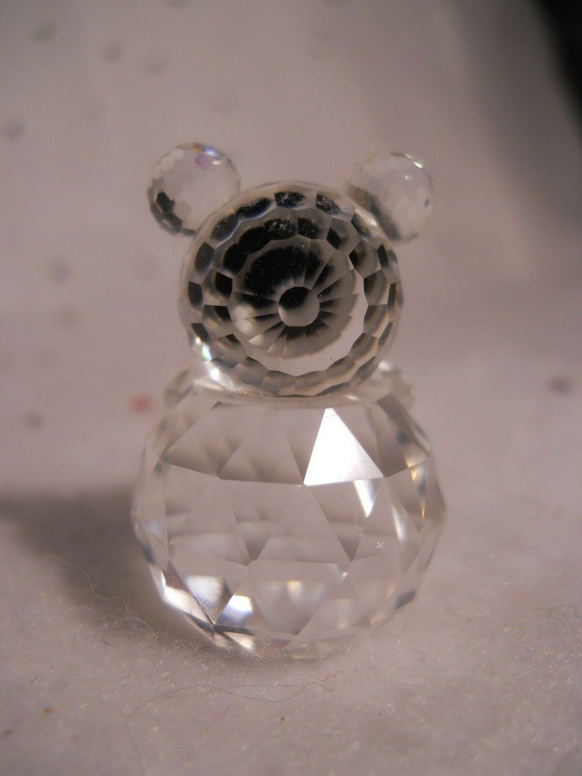 Swarovski® signed SC crystal 1.25″ Mini Bear Figurine Max Schreck 7670 NR 32