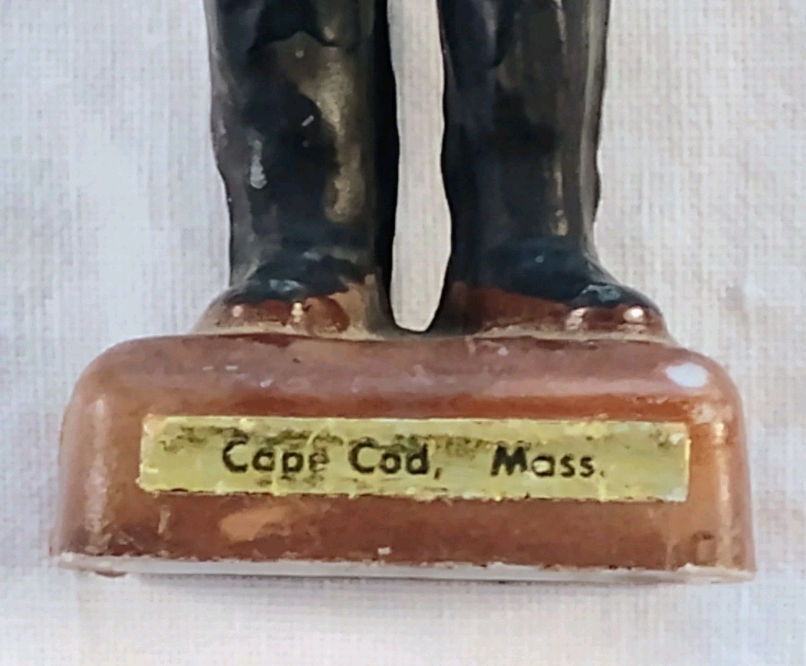 Vintage Cape Cod Sea Captain 4″ Figurine Nautical Souvenir Fisherman Statue