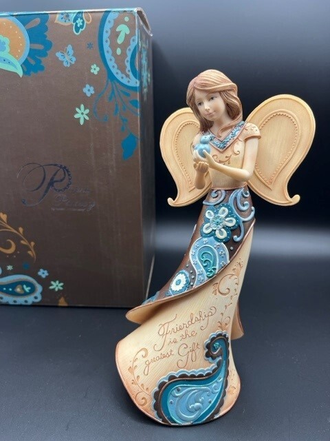 Perfectly Paisley Friendship is the Greatest Gift Angel 76002 – New in Box