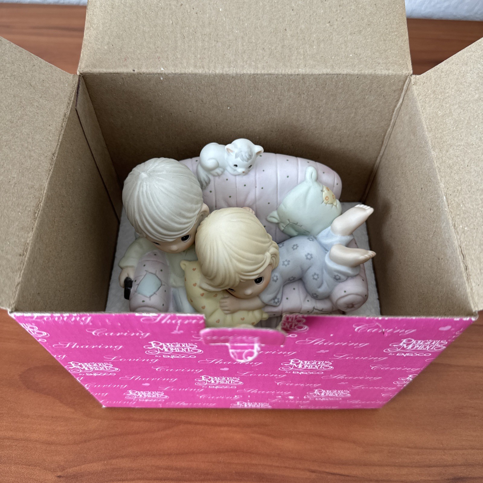 Vtg Precious Moments Figurine Together Is The Nicest Place To Be 4003175 Rare