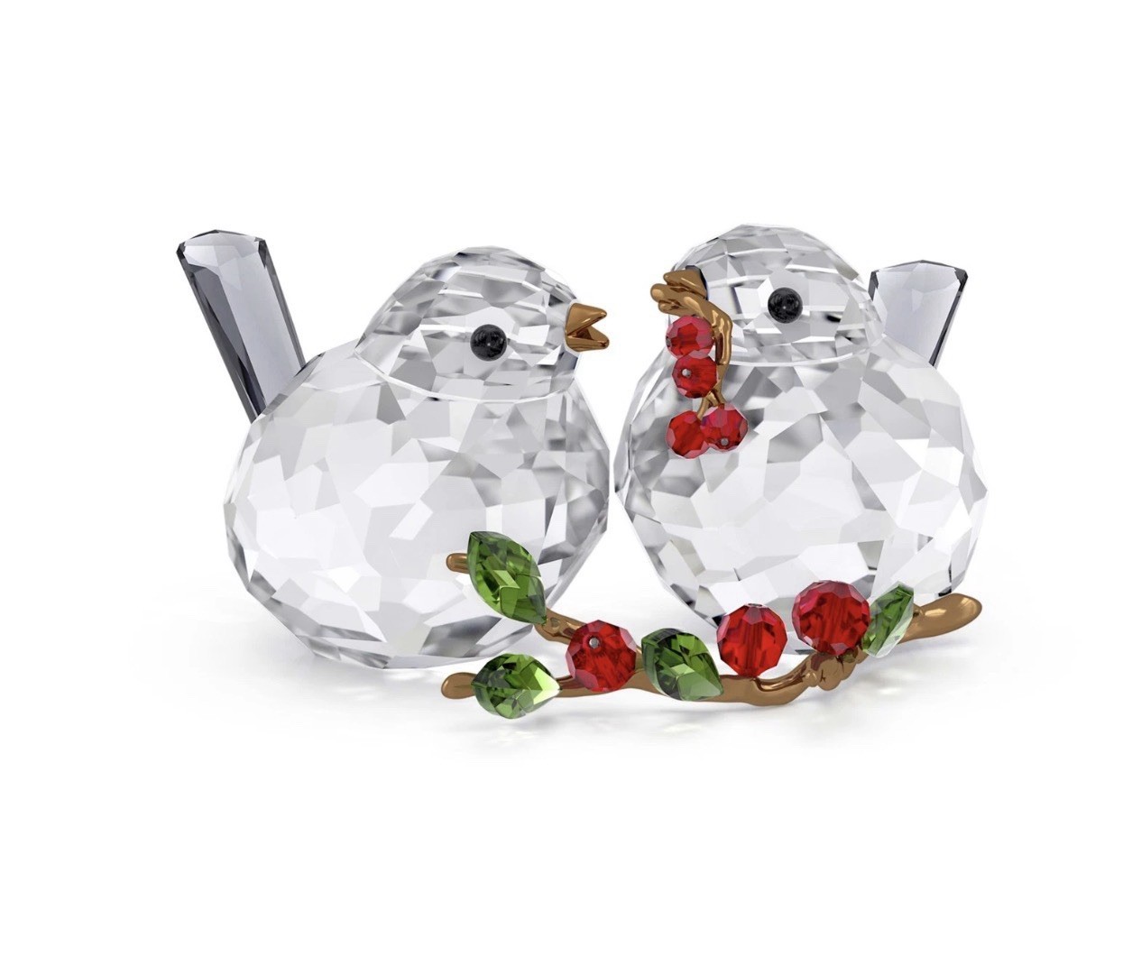 Swarovski Idyllia Bird Couple and Berries 5701371 Designer Edith Mair