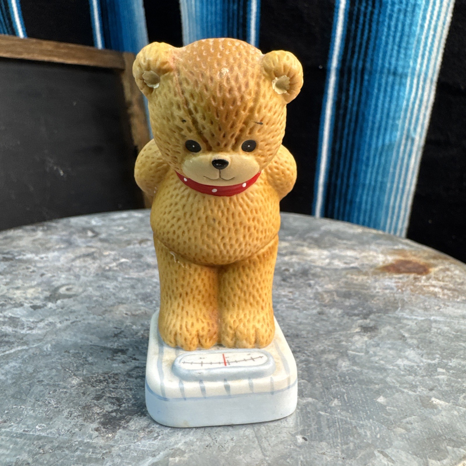 VTG Lucy & Me Weight Watcher Bear Counting The Pounds! Enesco Lucy Rigg 1984 EUC