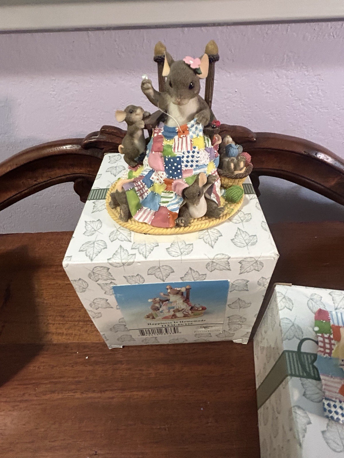 Fitz & Floyd CHARMING TAILS – Mouse Figurines Lot of 5 in Original Boxes