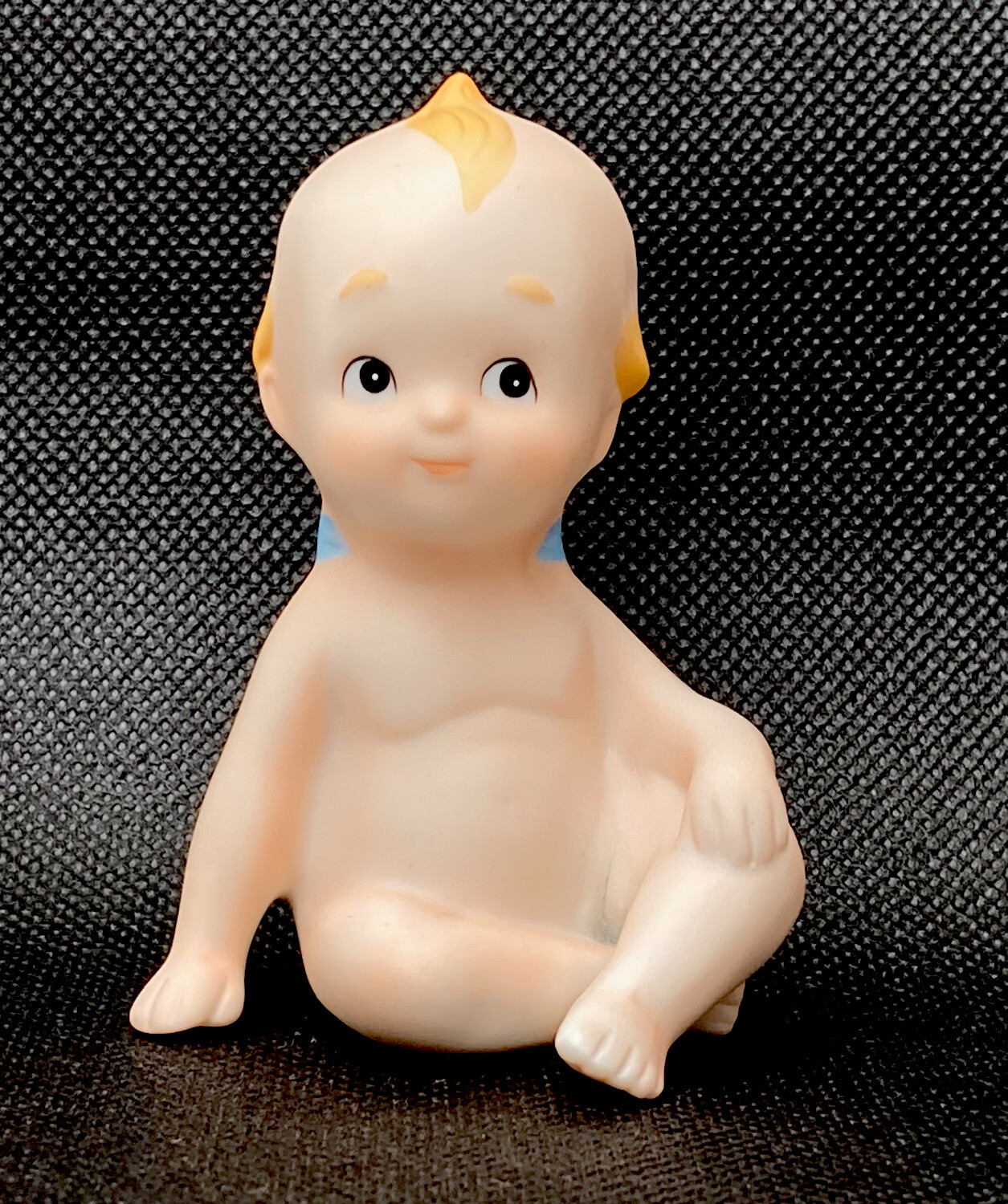 Lefton Bisque Kewpie Doll Figure Blue Wings 02132 Taiwan
