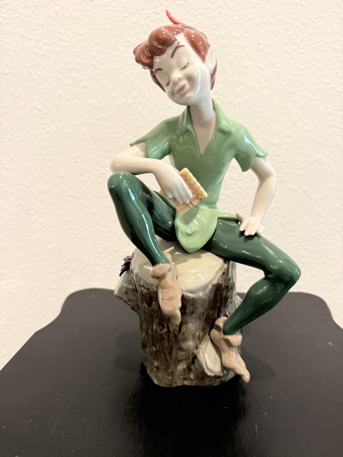 Rare Llardo Handmade Porcelain Disney Peter Pan 65th Anniversary Sculpture