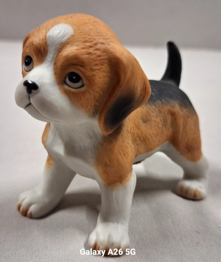 Vintage Homco 3 Assorted Dog Puppy Figurines Collection Set