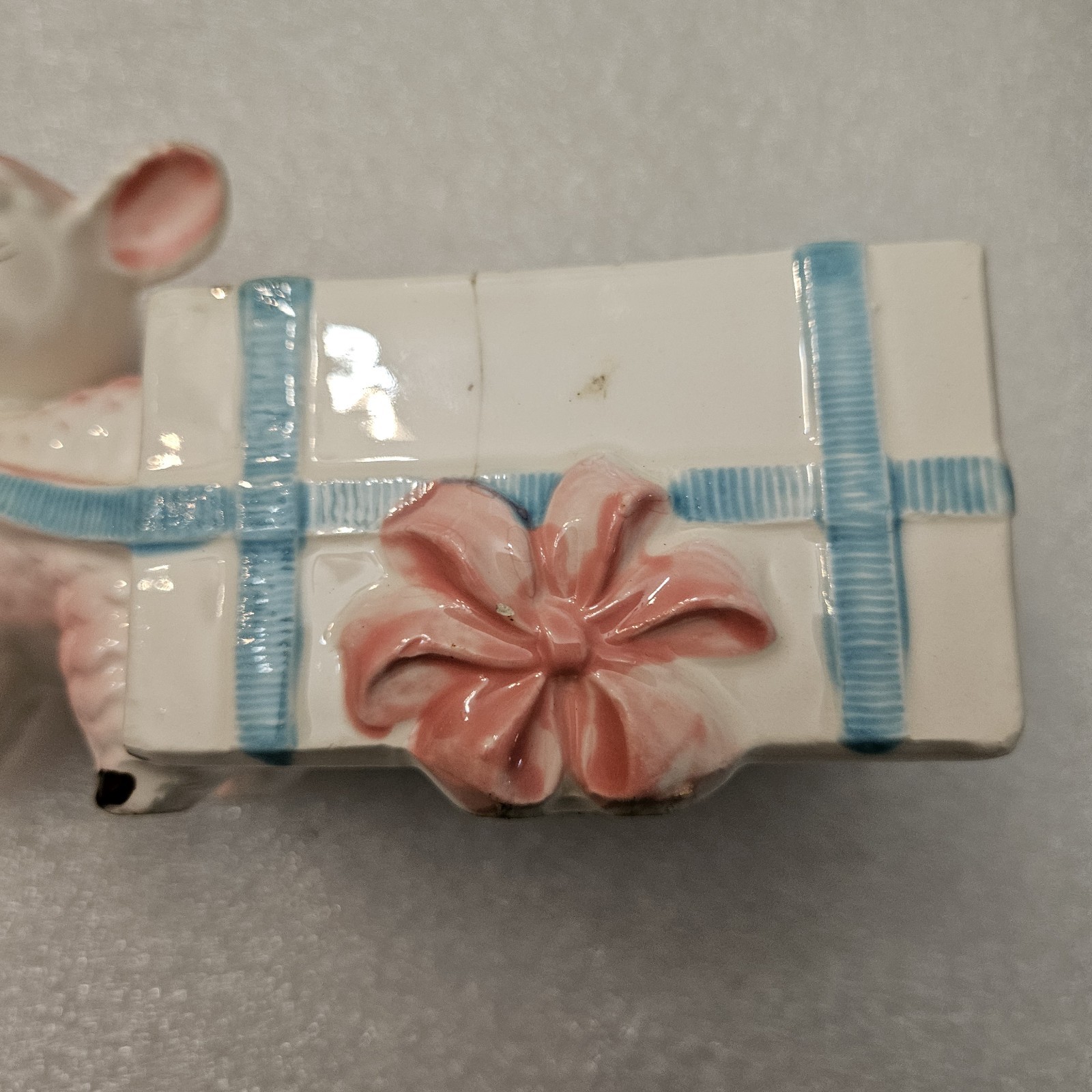 Vintage Lamb And Cart From 60s – Made In Japan 6in X 2.5 X 3