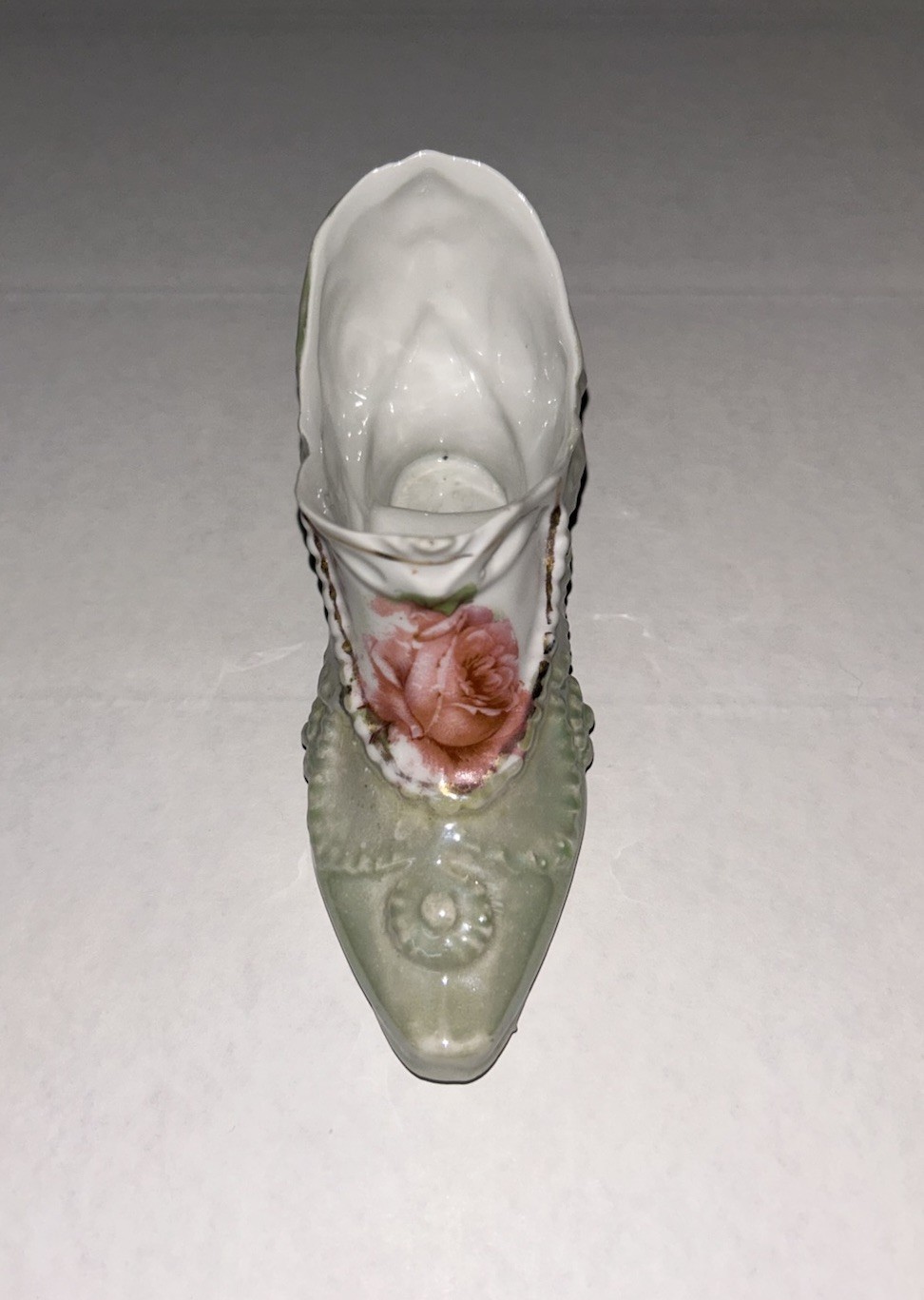 Vintage Antique (Made in Germany) 5 1/2 Inch -Collectible Porcelain Shoe Slipper