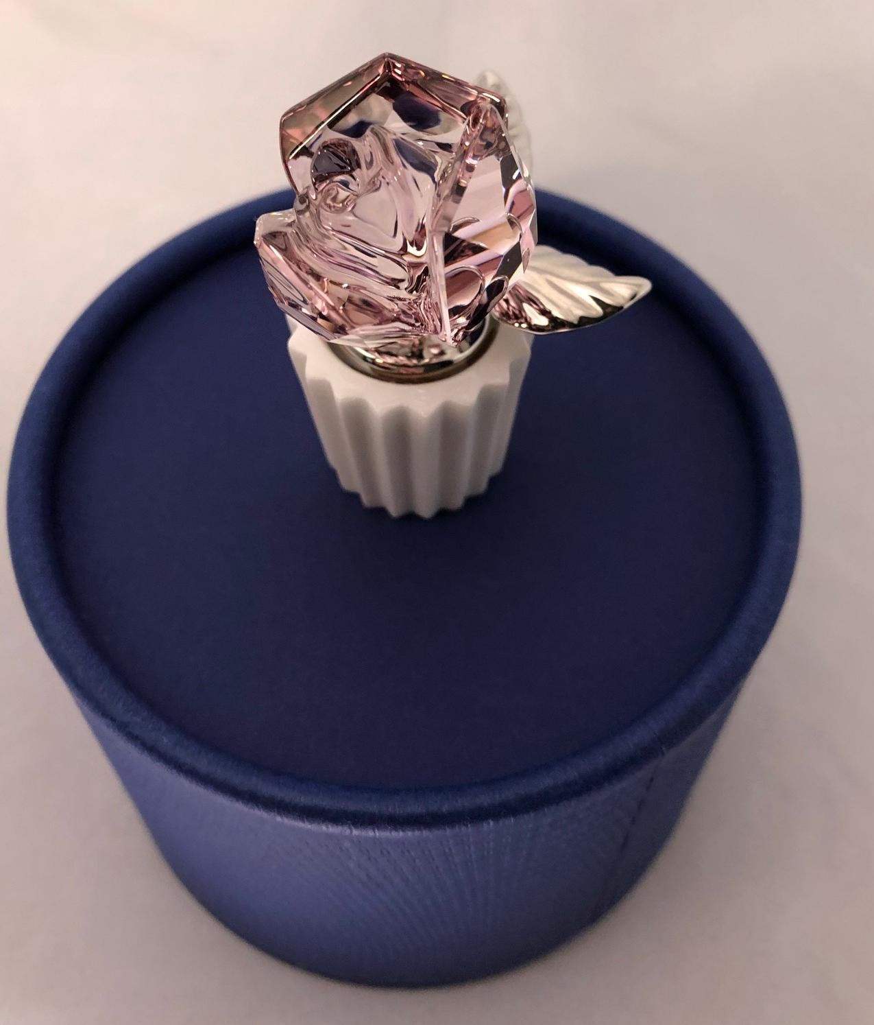 SWAROVSKI MINIATURE ANTIQUE PINK ROSE, #5045566, 2014, RETIRED, RARE, NEW IN BOX