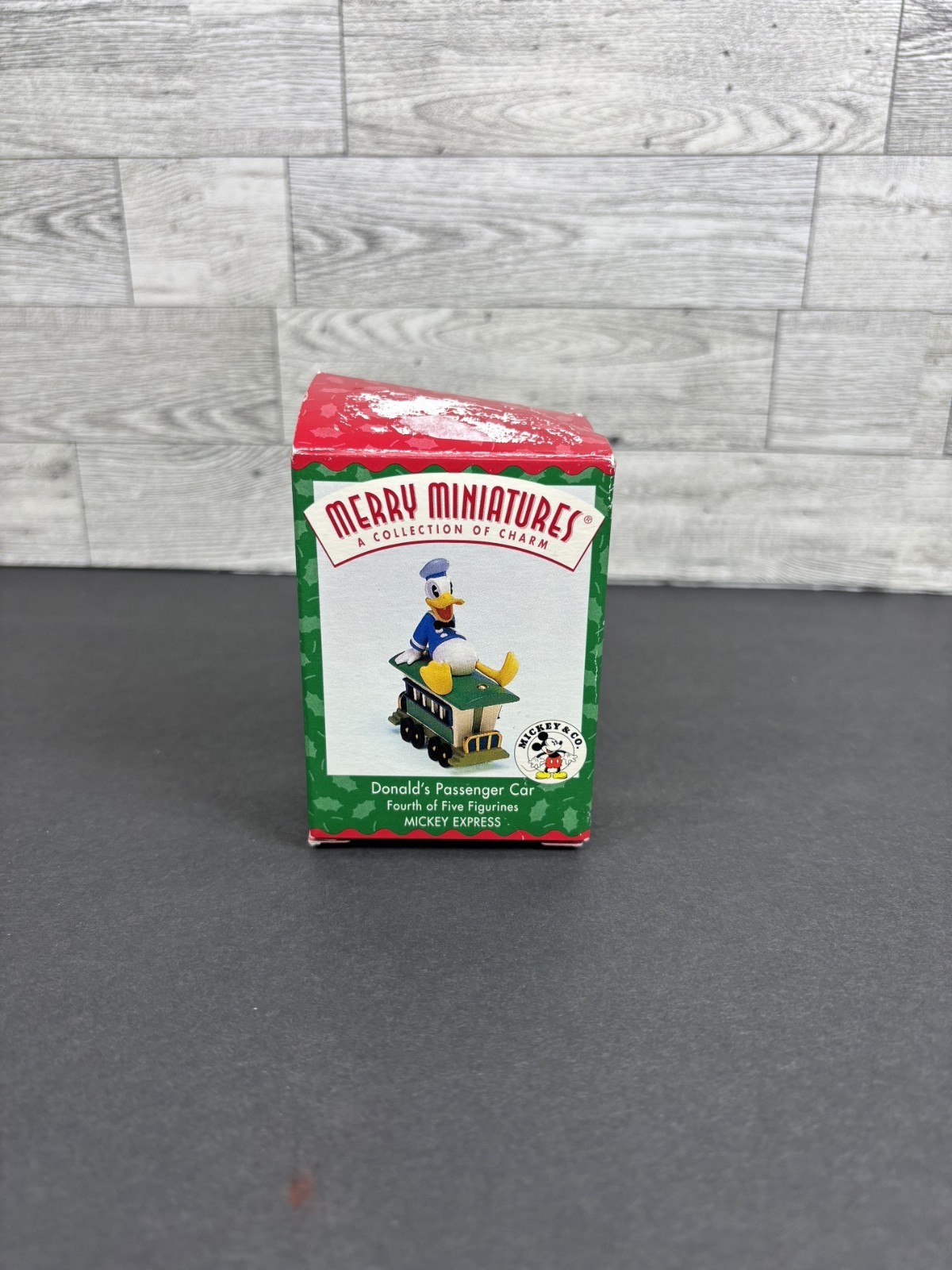 1998 Hallmark Merry Miniatures Donald’s Passenger Car Mickey Express Train