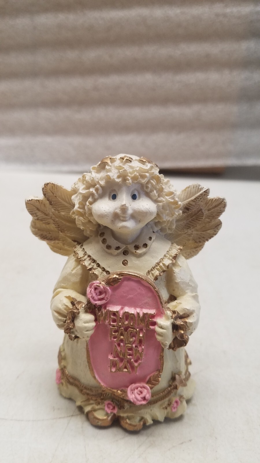 Welcome Each new Day Resin Angel Figurine (M)