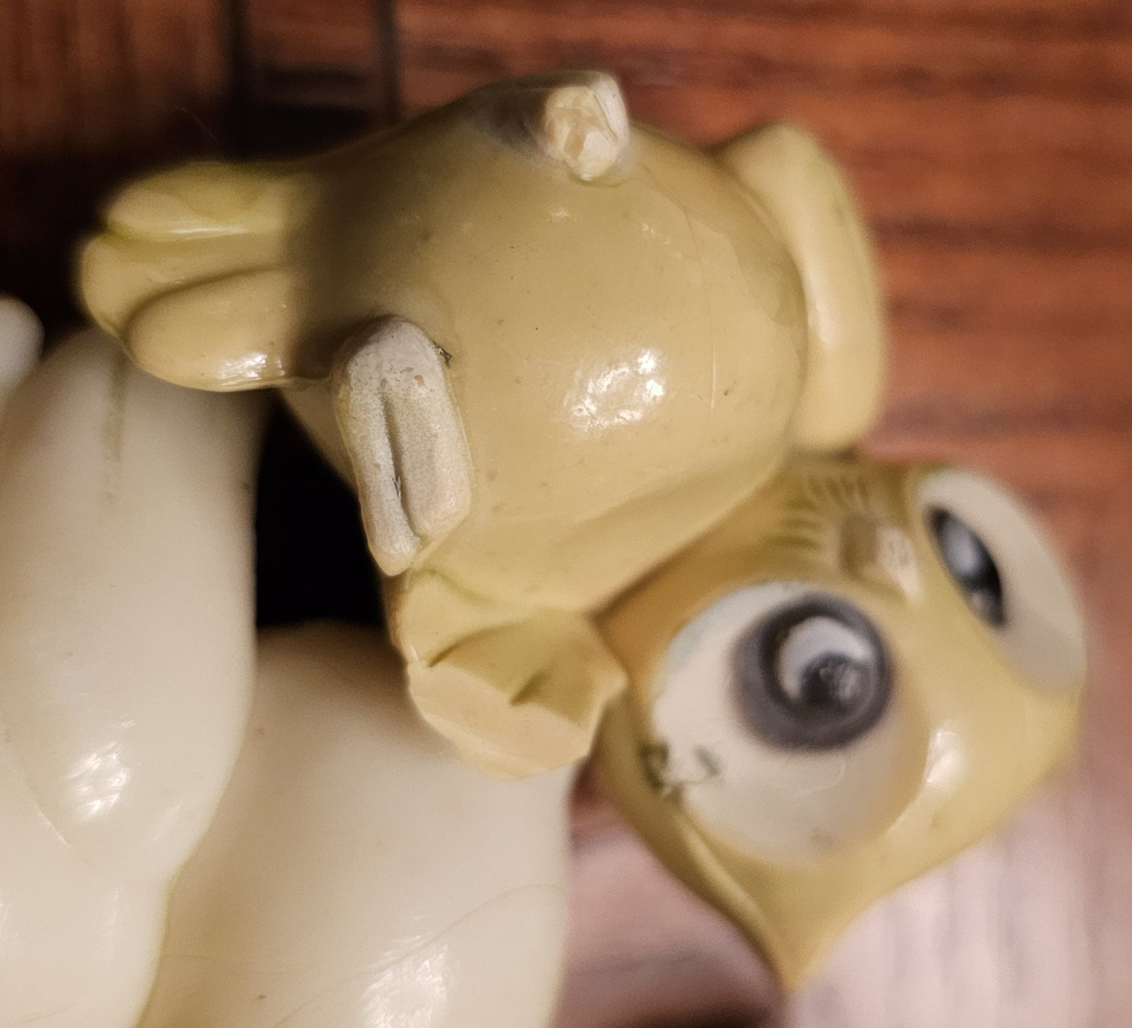 Vintage Retro MCM Miniature Wide Eyed Owl Figurines Celluloid Shelf Sitter Decor