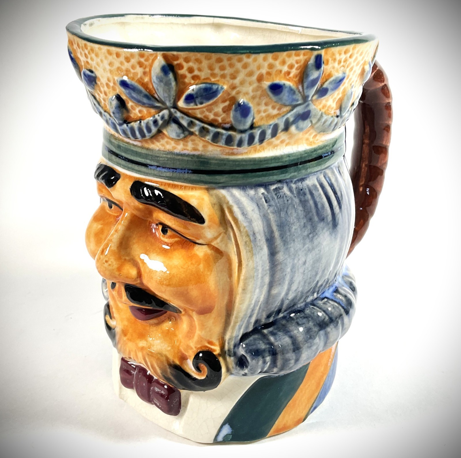 VTG Toby Mug “King of Clubs” Hand-Painted Occupied Japan 4.9″ Tall #1 READ