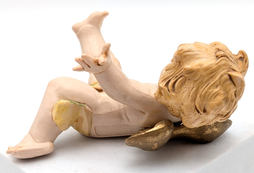 Fontanini Depose Italy 1988 Tumbling Cherub Angel Figurine