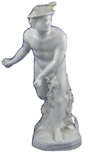 Antique 18thC Sevres Mennecy Porcelain Mercury Figurine Figure Porcelaine French