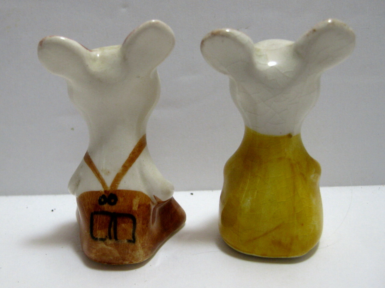 Vintage Pair Philip Laureston England Mice Miniature Figurines