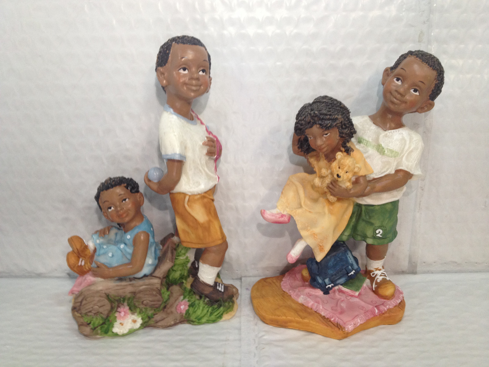 J.D. Yeatts and Sons – African American Kids Playing, Set of 2, 45003 A and B