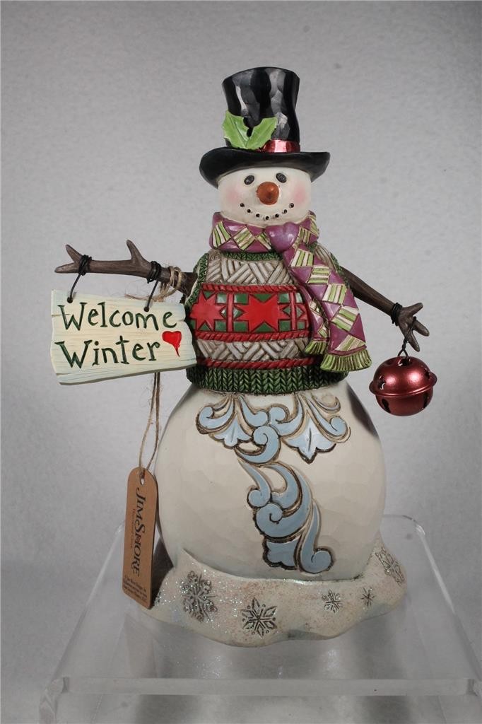 Jim Shore – SIGNS OF THE TIMES – Dapper Snowman – 2026 Release! – 6019278 NIB!