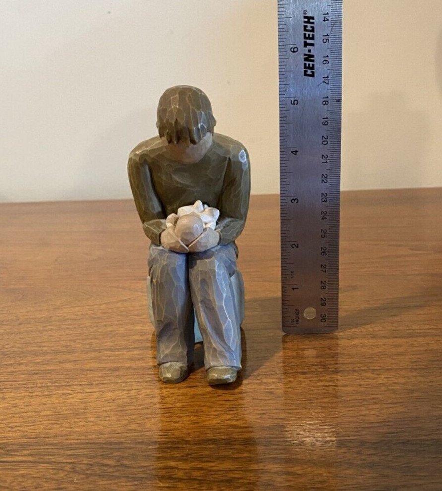 Willow Tree New Dad, Sculpted Hand-Painted 5.25″ Figure Father and Child/Baby