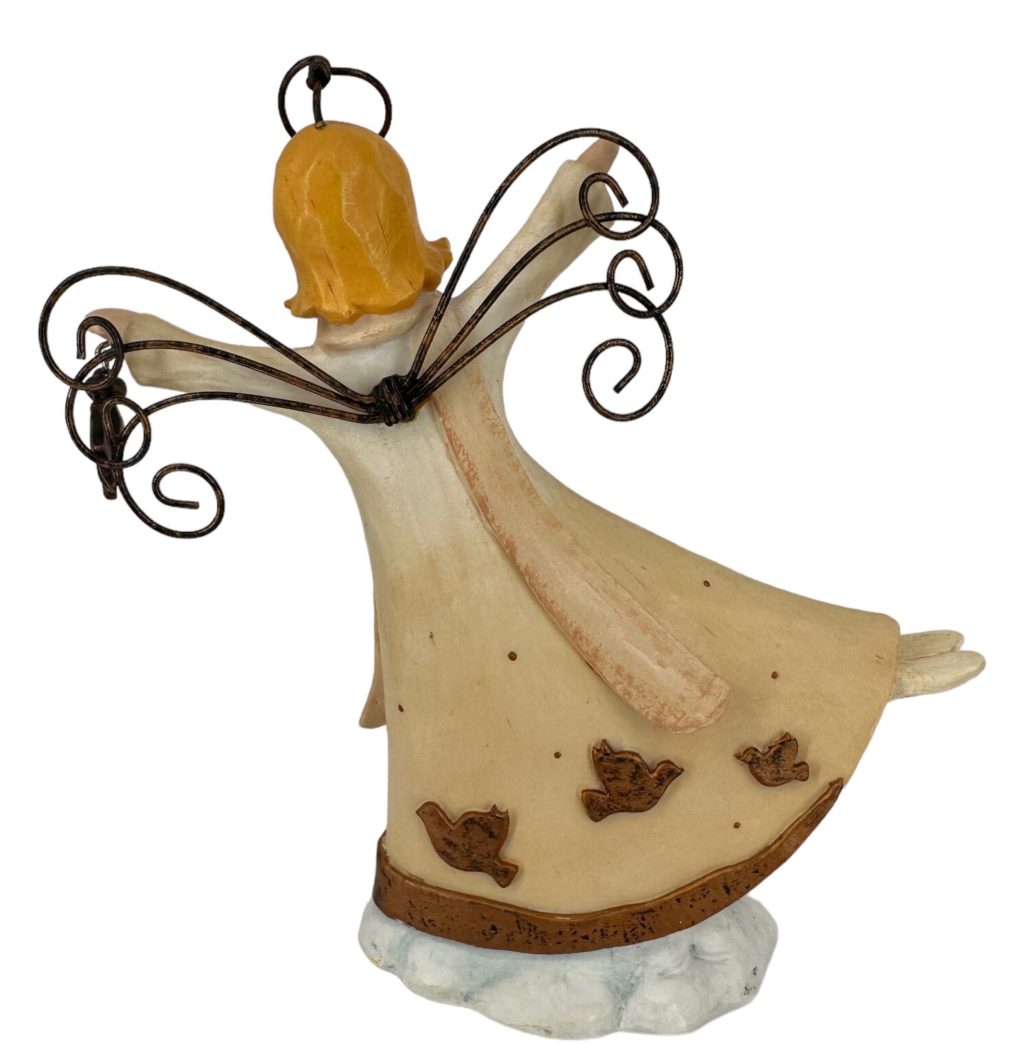 Russ Berrie Co Glitter & Gold “Peace To All” Figurine #22558