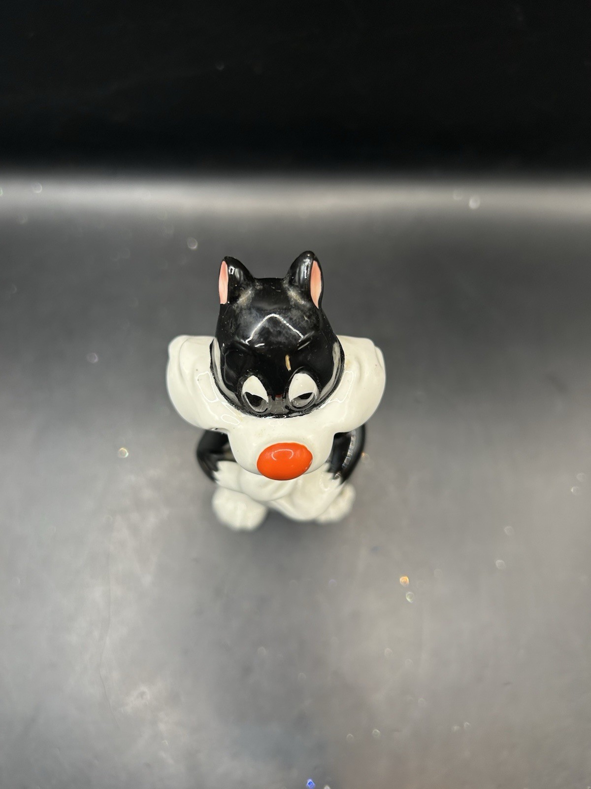 1975 Sylvester Cat Ceramic Hand Painted Figurine 6 Inches Japan
