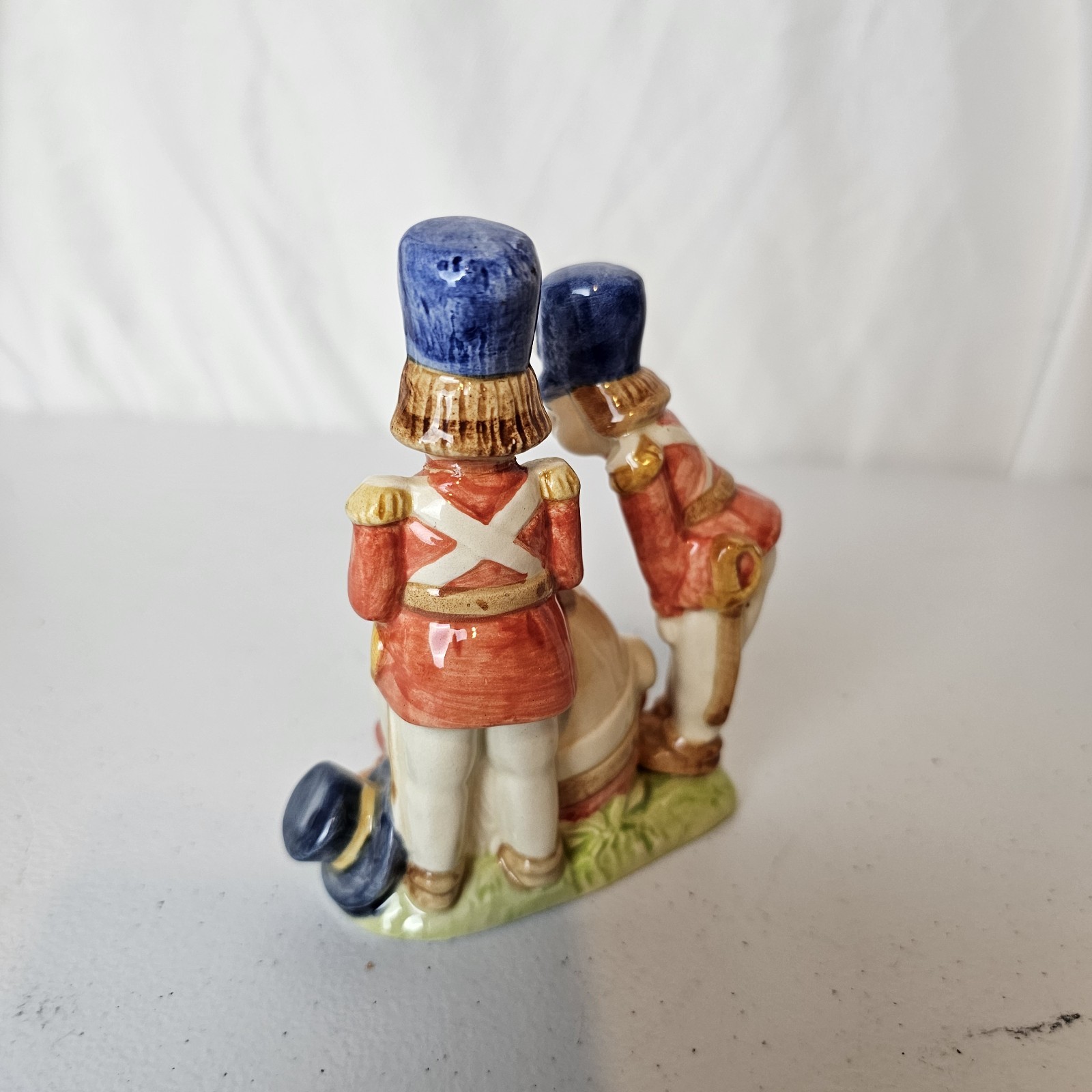 Quon Quon Once Upon A Time 1983 Humpty Dumpty Soldiers Vintage Ceramic Decor
