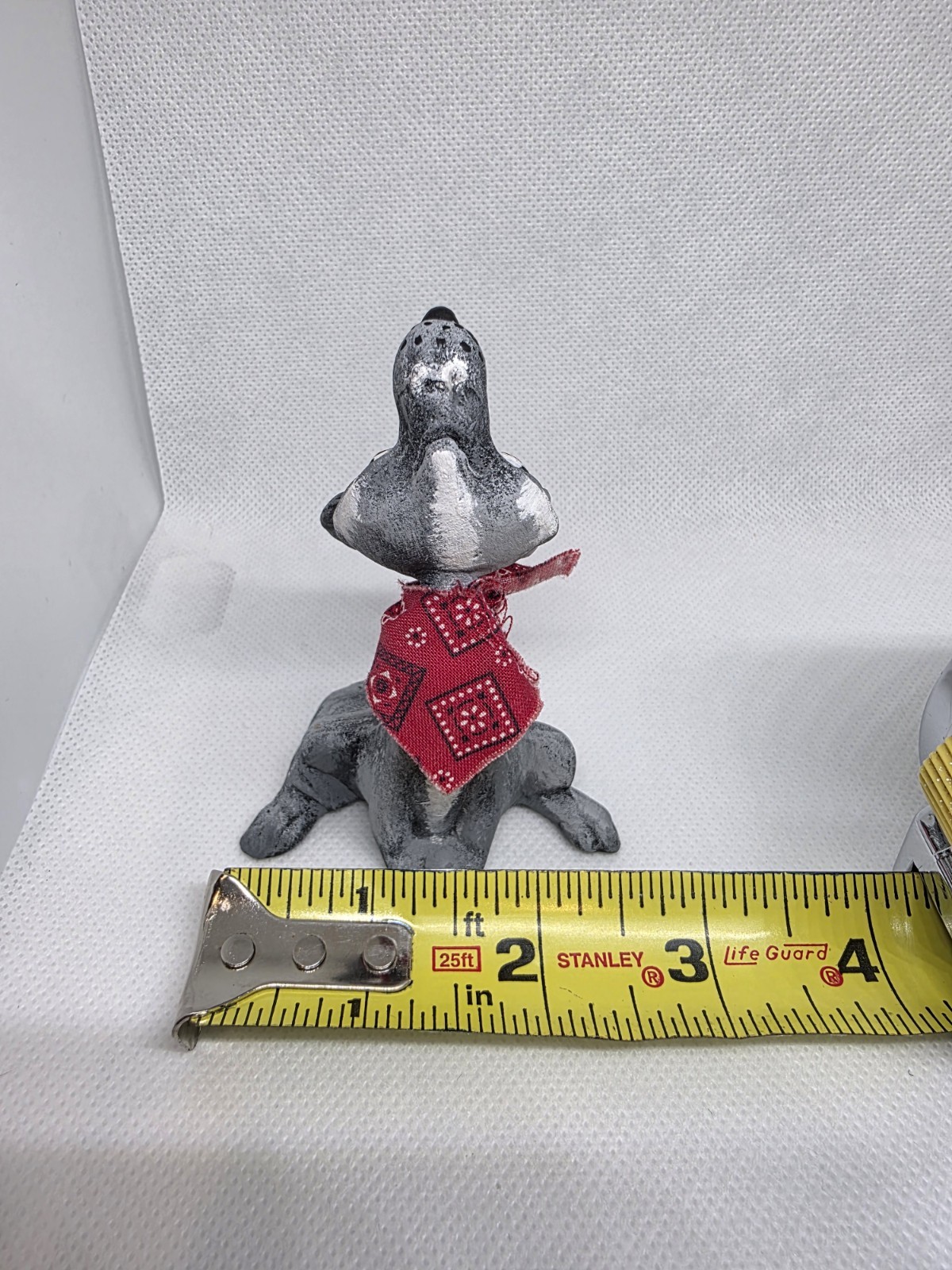 Vintage Porcelain Fun Cartoon Howling Coyote Figurine