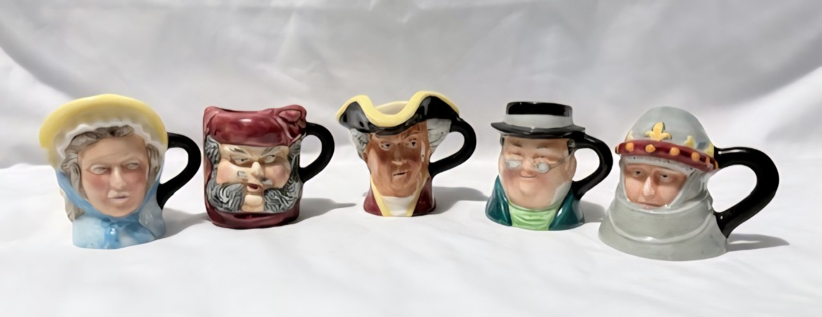 Franklin Mint Vintage Miniature Toby Jug English Heritage Mixed Lot