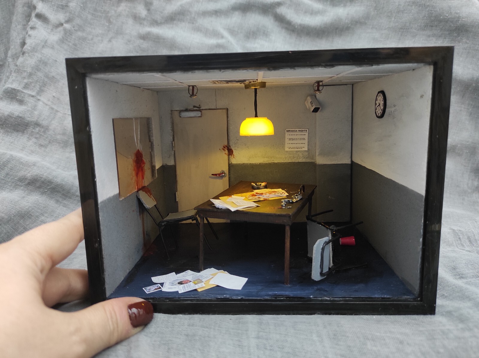 Crime Scene Diorama 🕵️ | DIY Miniature Diorama Set
