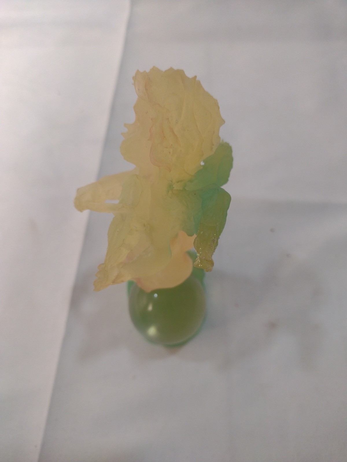 VTG Rarity Angel With Bow & Arrow Figurine -uranium UV Reactive. Beautiful