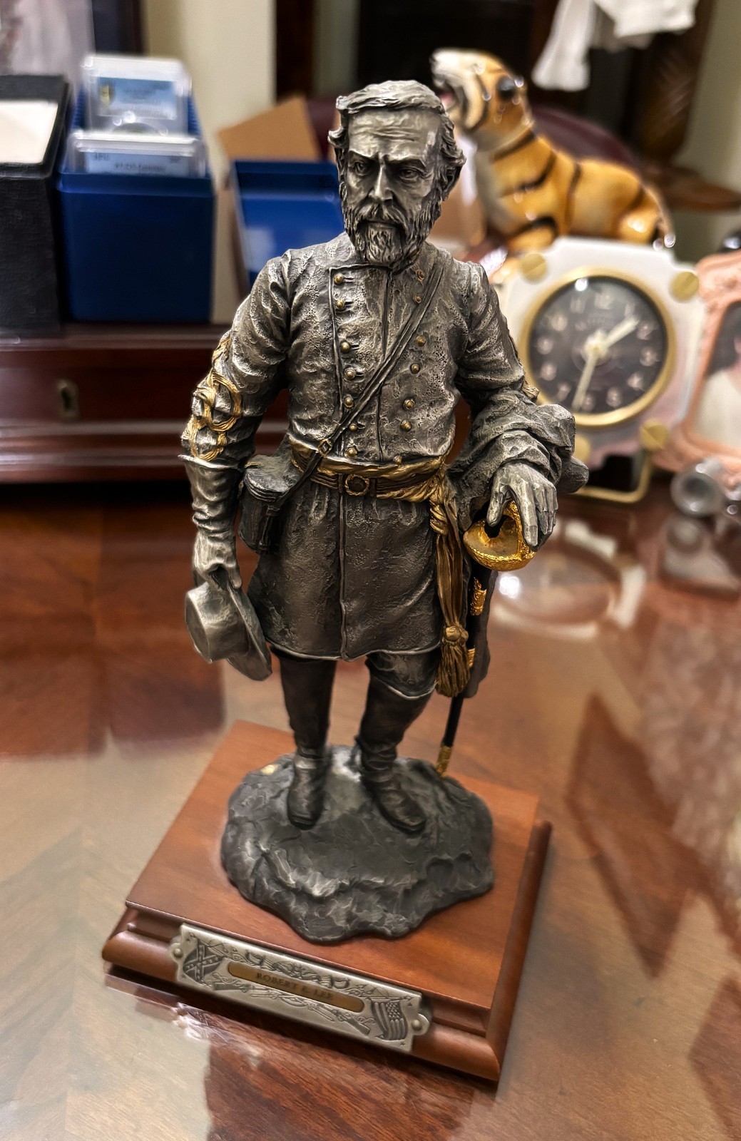 1991 Barnum Chilmark Pewter General Robert E Lee statue