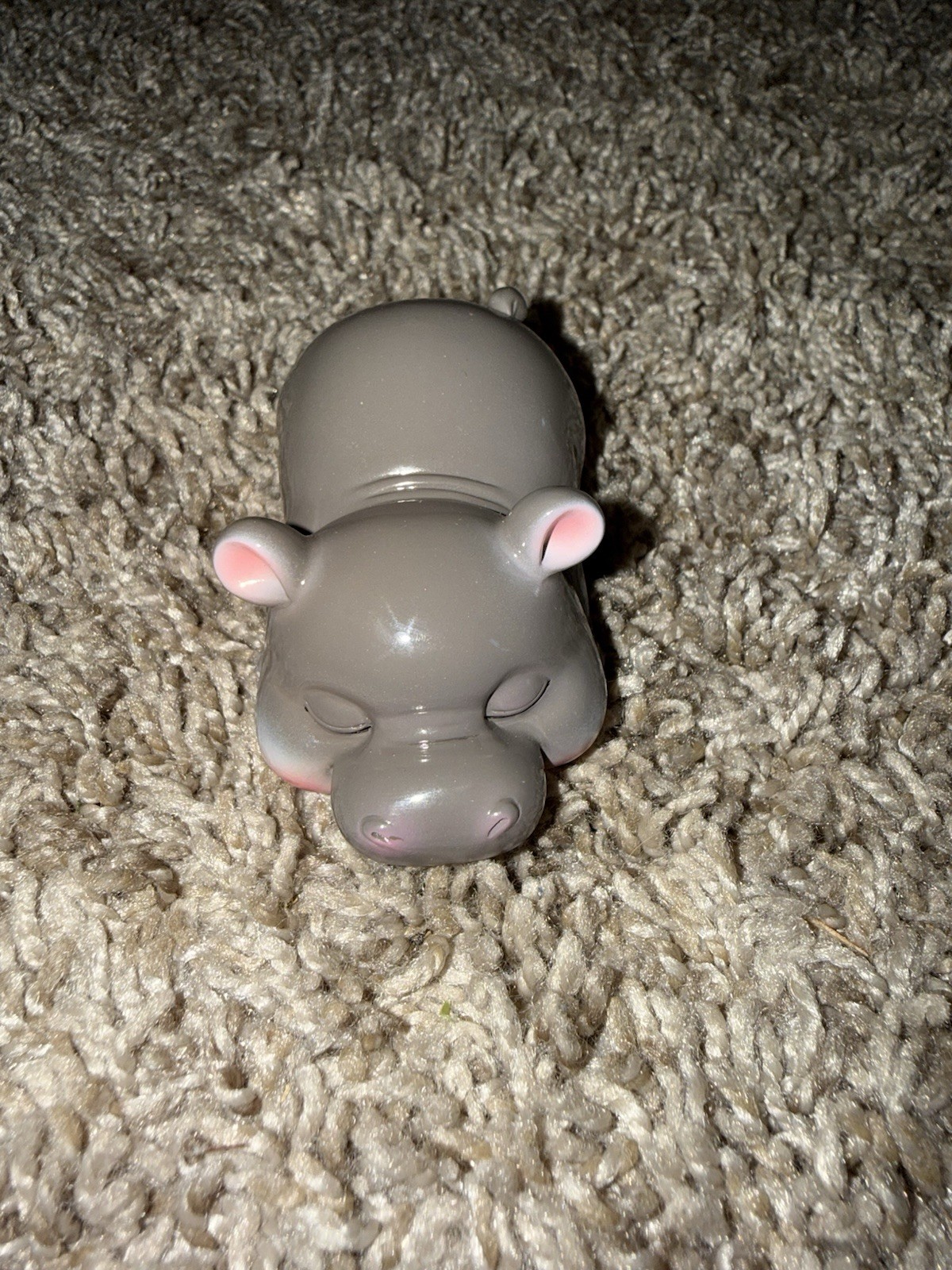 Moo Deng The Pygmy Hippopotamus Resin Figure: Sleepy Moo Sleeping Hippo