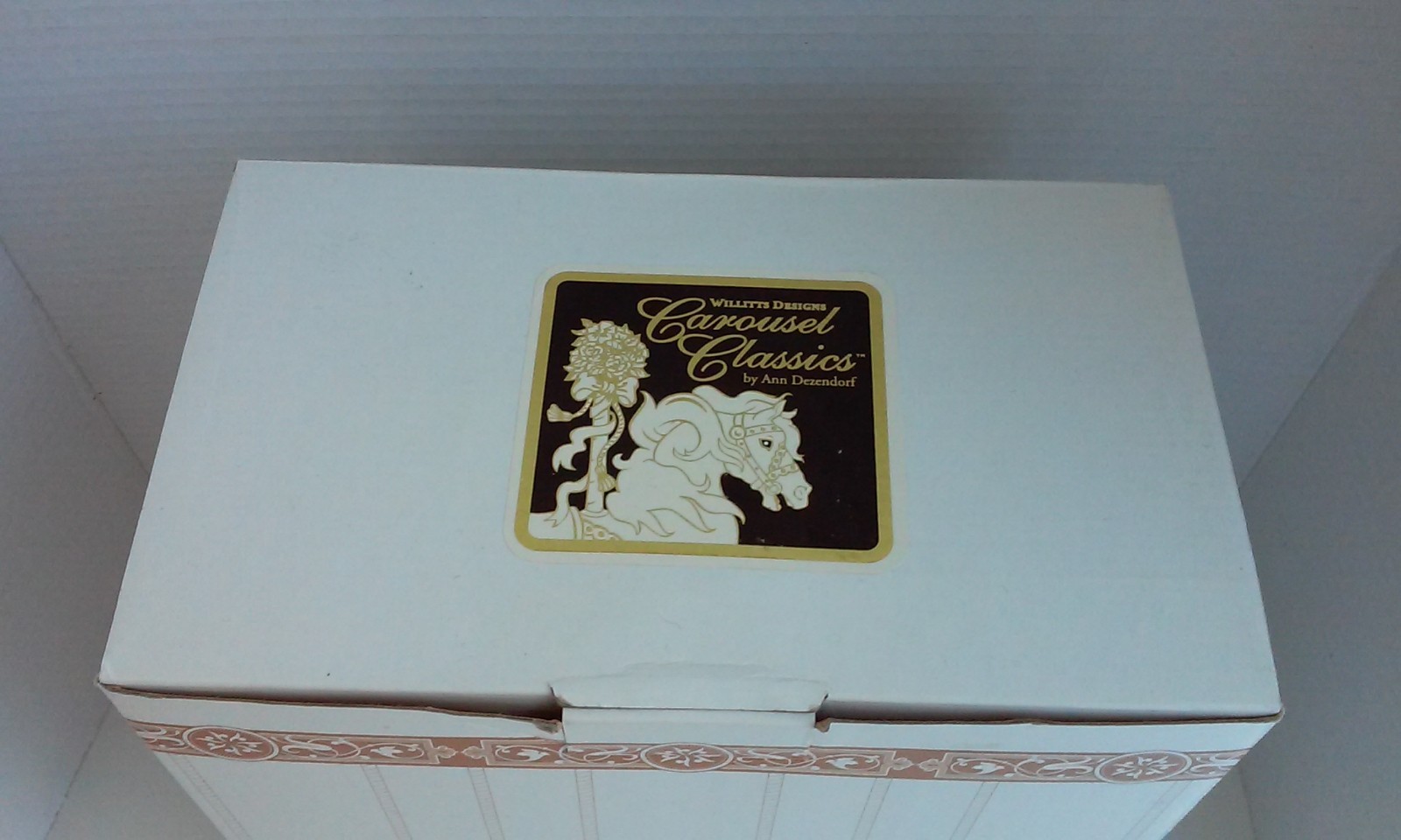 Vtg Willitts Designs Carousel Classics Cernigliaro’s Lion with Cherub 1998