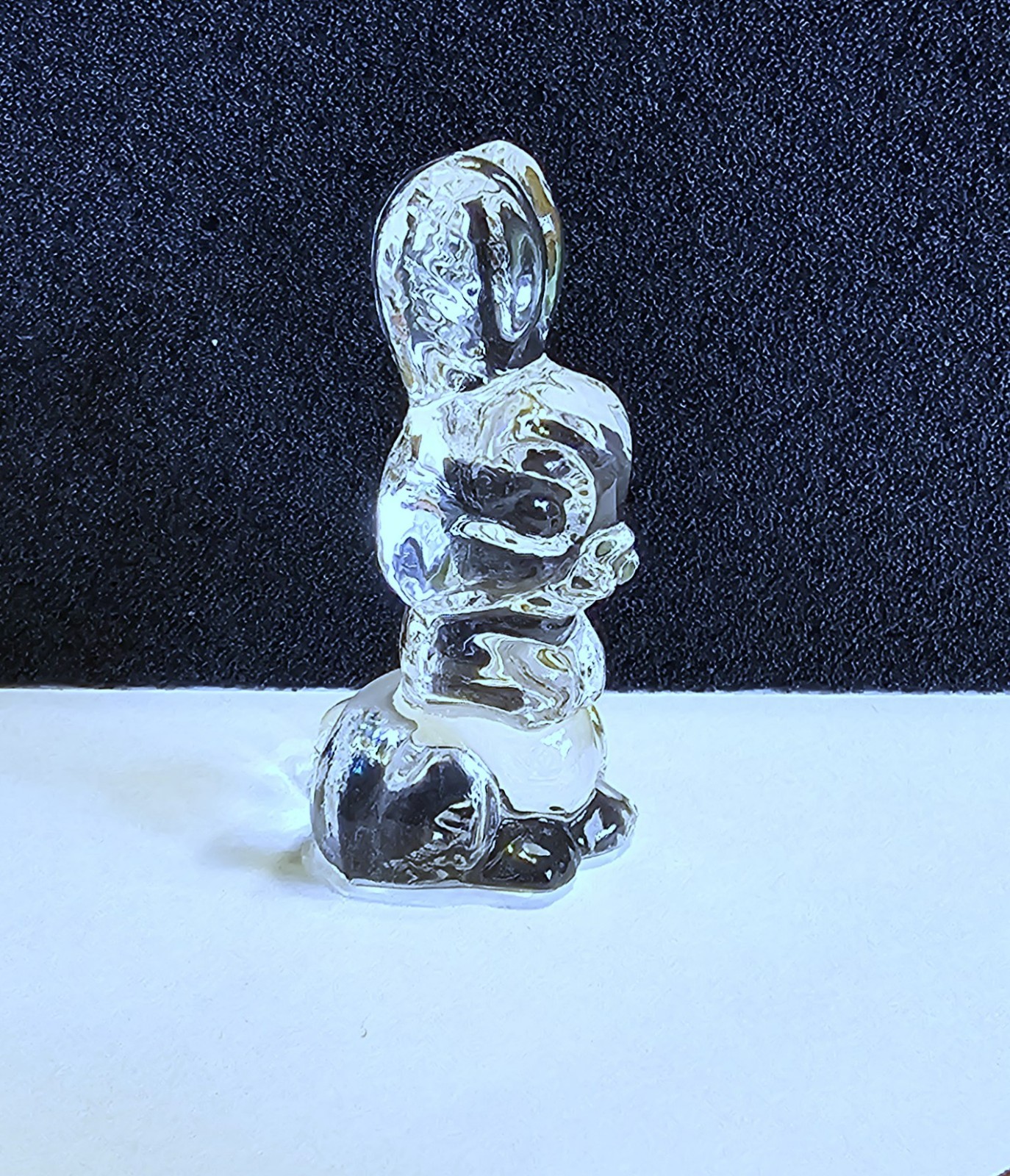 🦉 Goebel Crystal Collection 1981 German, Easter Bunny Rabbit Figurine, Logo