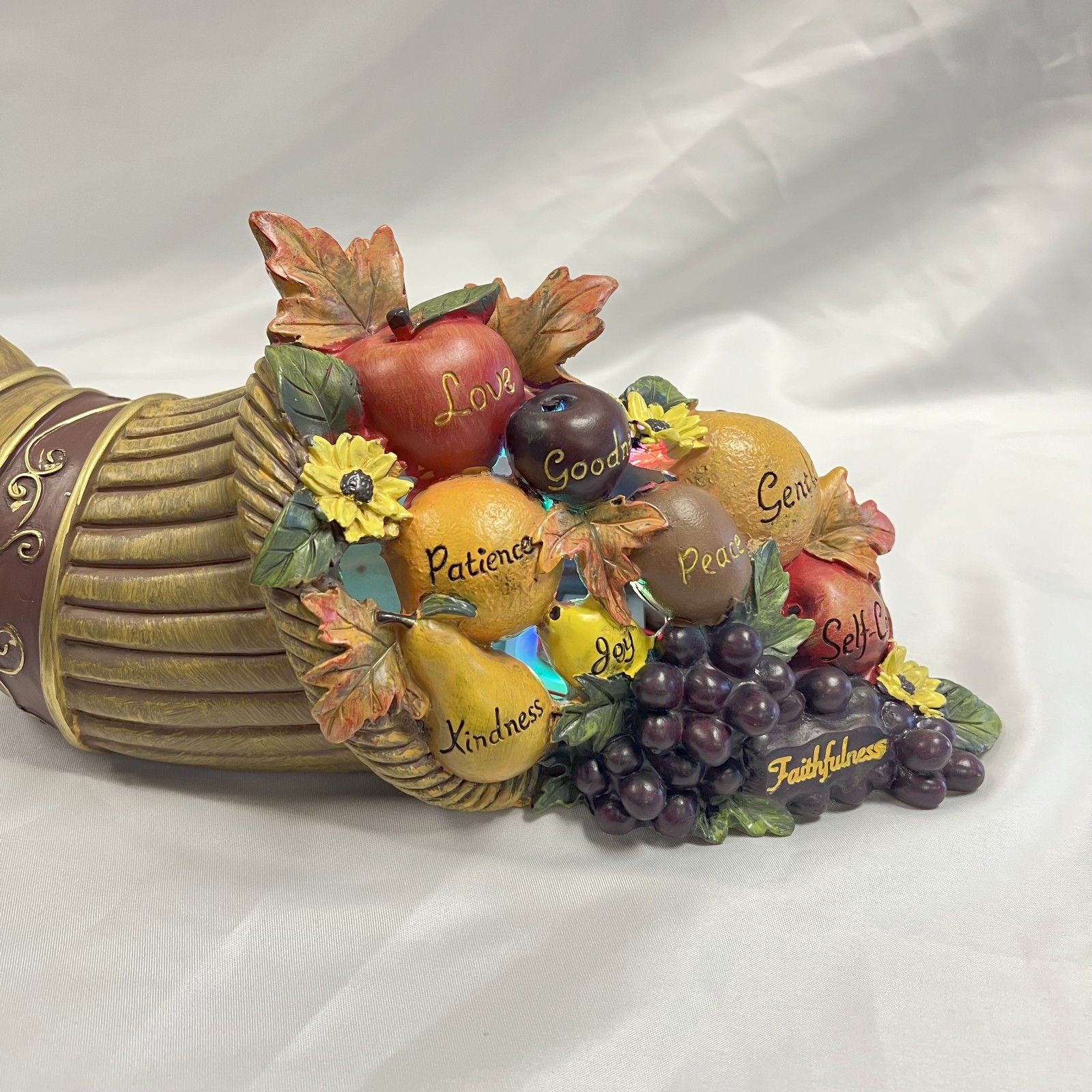 Collections Etc. Color Changing Cornucopia Centerpiece