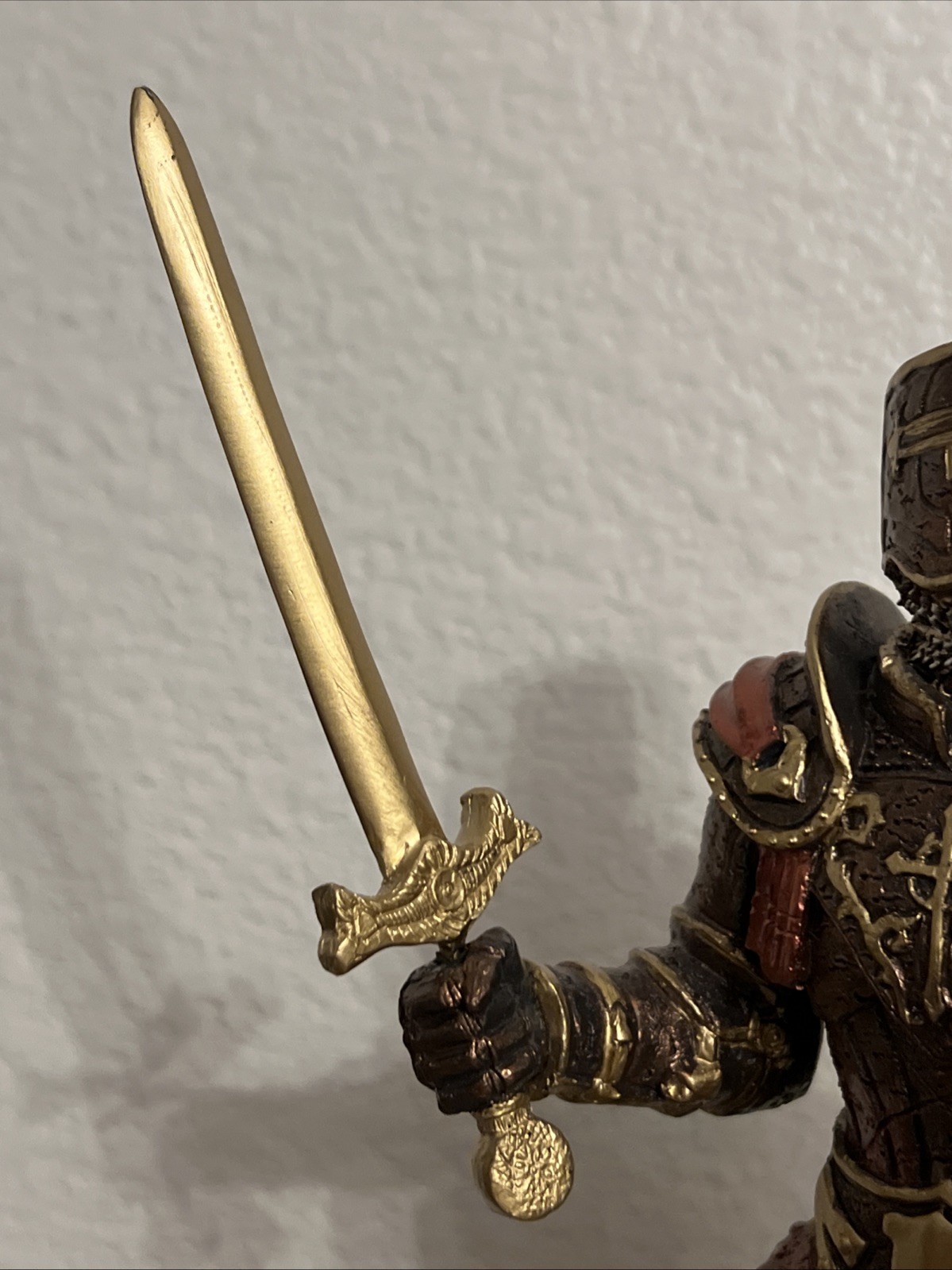 Armor Of God Bradford Exchange Cold Cast Bronze Sculpture + Challenge Coin B2967