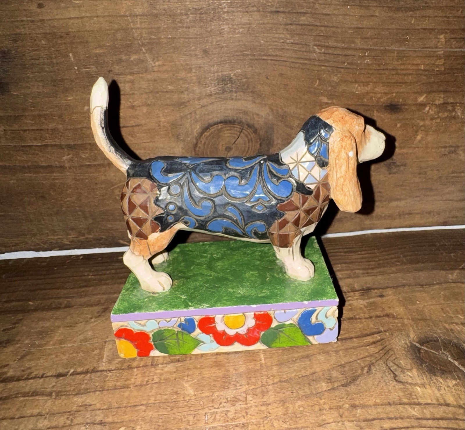 JETHRO Jim Shore, Heartwood Creek, Basset Hound Figure 2009, Free Shipping!