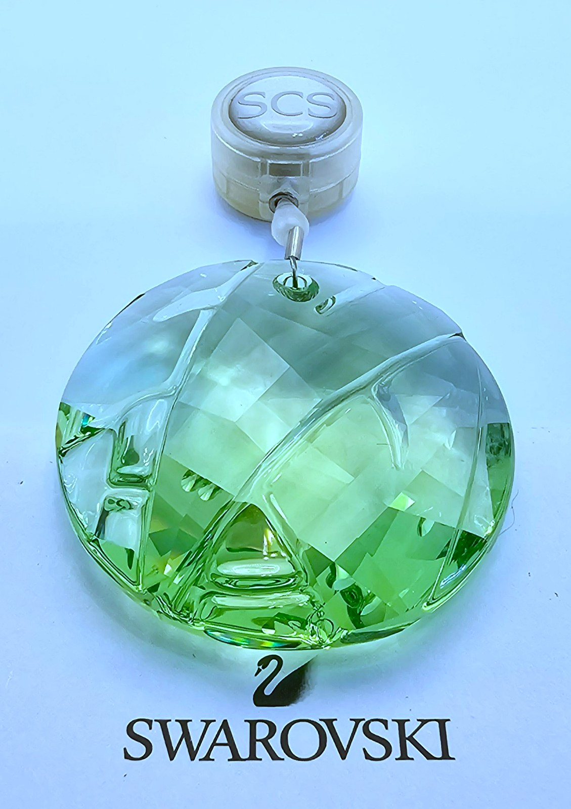 🌎 Swarovski Crystal 2008 SCS Member Gift, Bamboo Window Ornament Suncatcher NIB