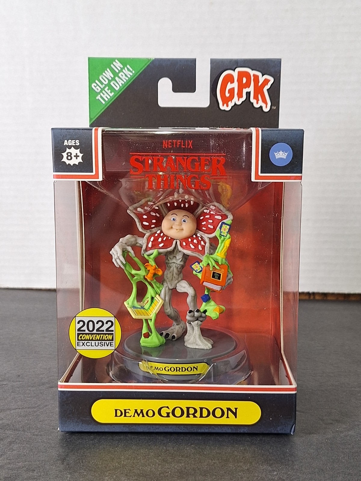 2022 Exclusive Garbage Pail Kids GPK Stranger Things DemoGORDON Glow In The Dark