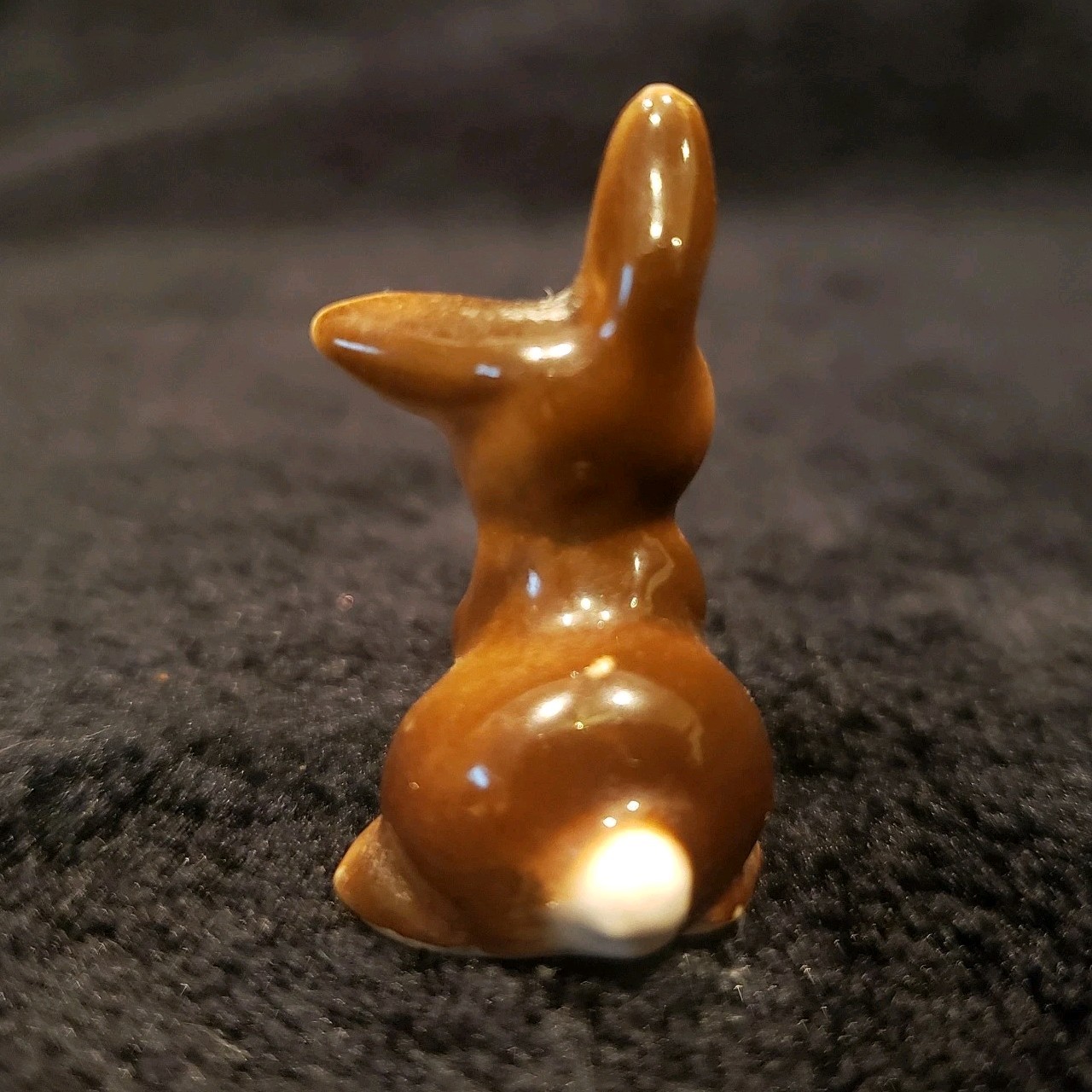 Hagen Renaker Bunnies Lot of 3 Miniature Flirty Rabbit & 2 Listening Baby Rabbit