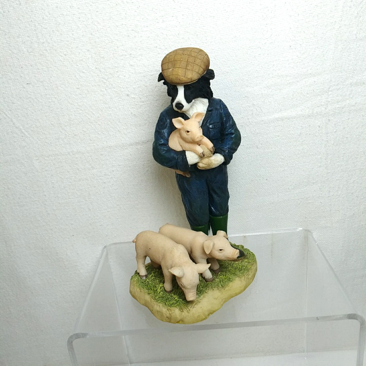 Border Fine Arts Old Bob & Friends Three Of A Kind Scottish Collie Pigs