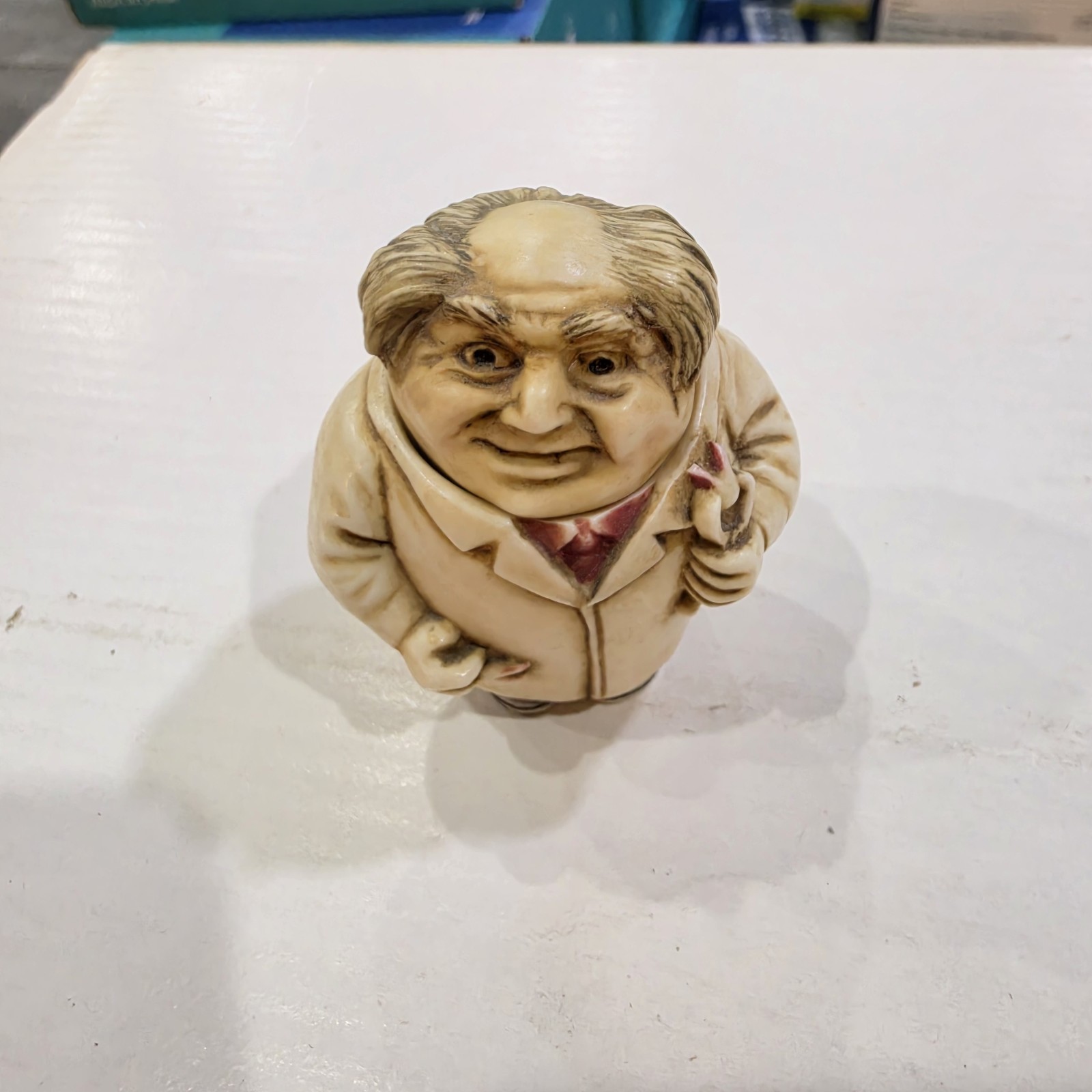 2001 Harmony Kingdom Grin Maker Pot Belly’s Tiny Trinket Box Dentist Retired 2″