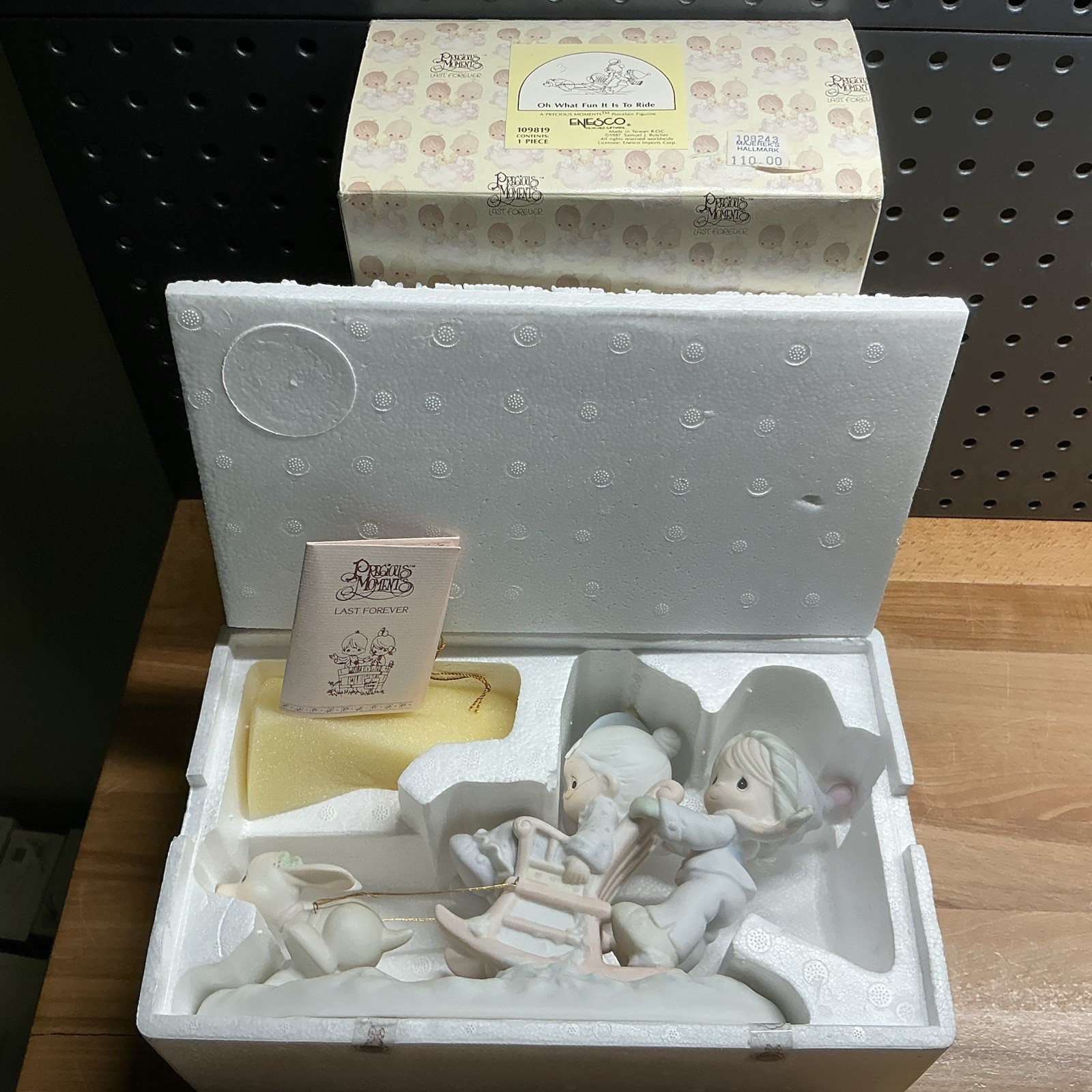 Oh What Fun It Is To Ride 109819 Precious Moments In Original Box