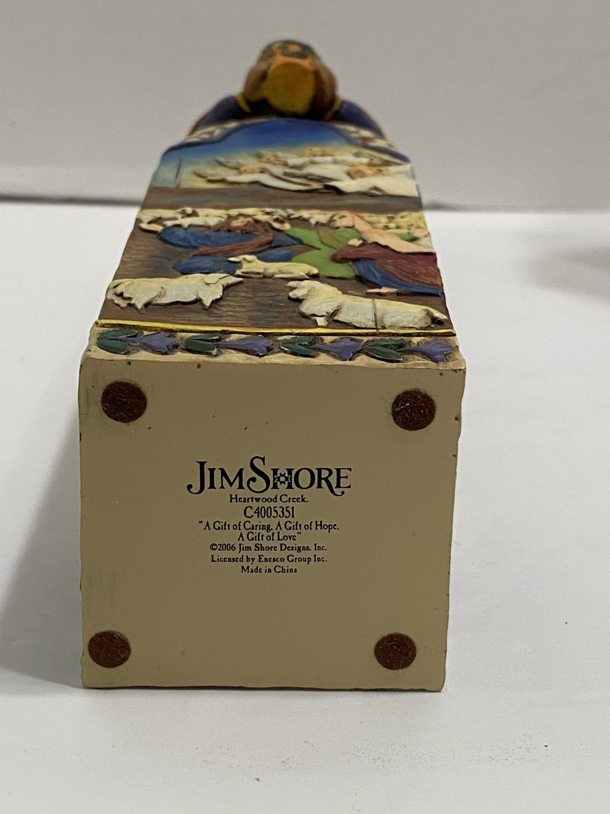 Jim Shore Hallmark Exclusive 3 Wise Men King Nativity Gift Caring Hope Love 10”