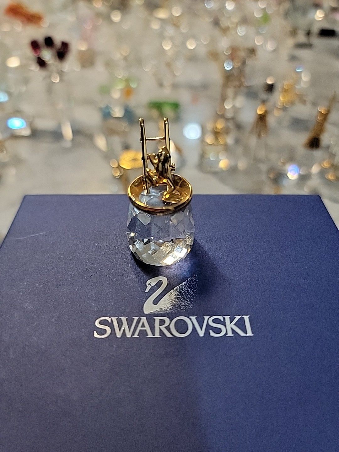 SWAROVSKI CRYSTAL WEATHER FROG 289644 Displayed without Box S3